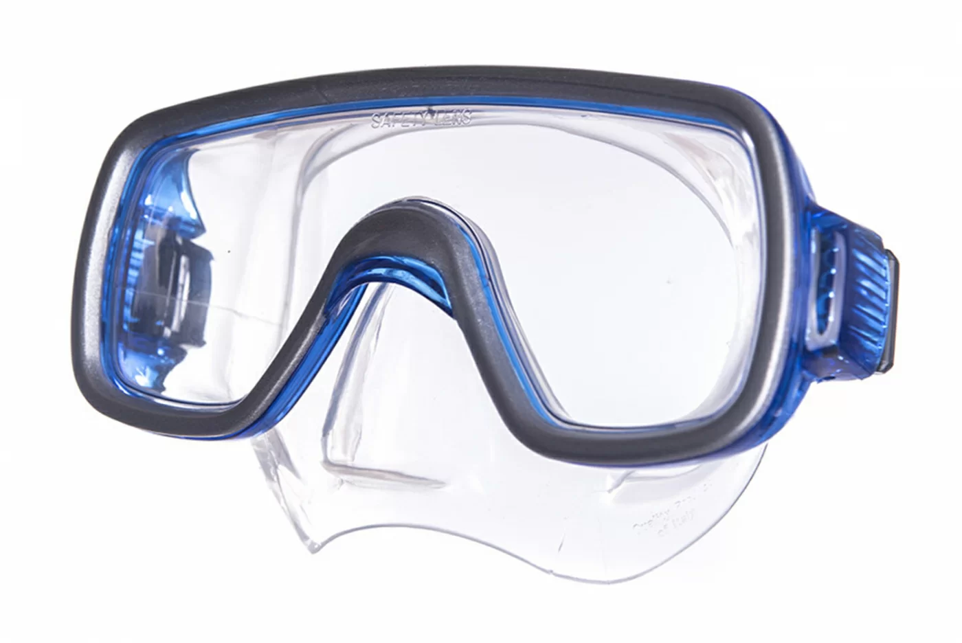Реальное фото Маска для плавания Salvas Geo Md Mask силикон р. Medium синий CA140S1BYSTH от магазина СпортСЕ