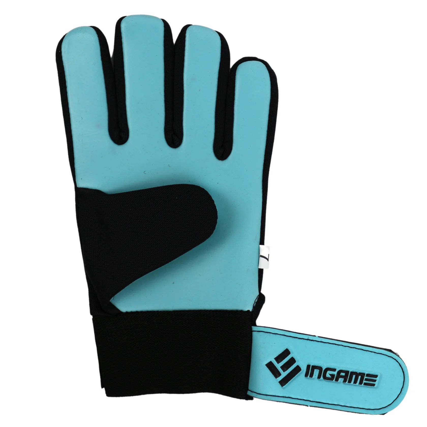  Перчатки вратарские Ingame Wave INFB-907 черно-голубой по низким ценам в Томске и Северске