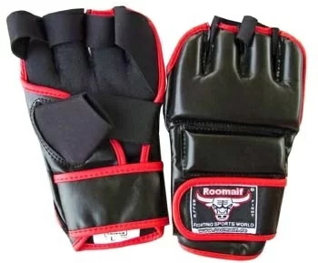 Реальное фото Перчатки для единоборств Roomaif MMA RBG-127 nylox от магазина СпортСЕ