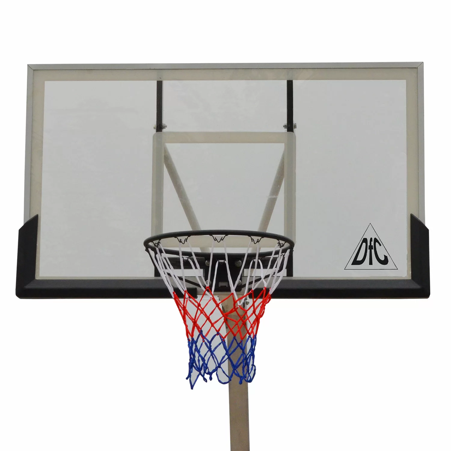 Реальное фото Баскетбольная мобильная стойка DFC STAND50SG 127X80CM поликарбонат (3кор) от магазина СпортСЕ