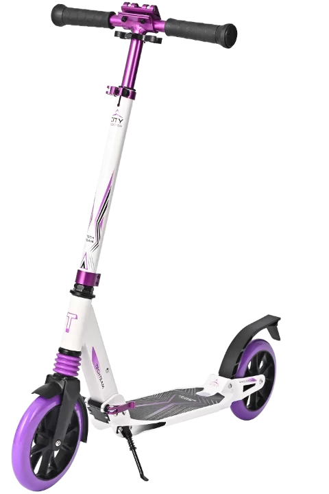 Реальное фото Самокат TechTeam City scooter (2022) pink от магазина СпортСЕ