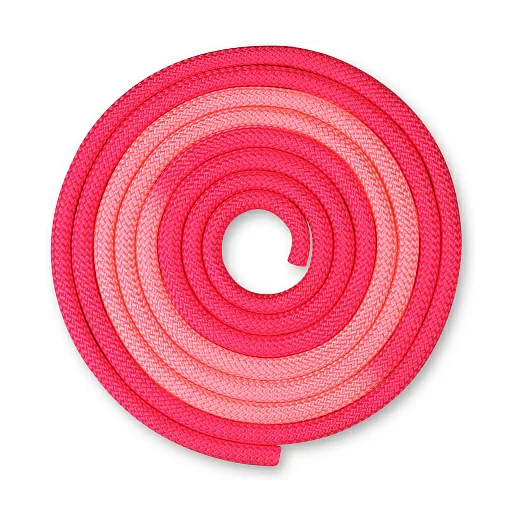 Реальное фото Скакалка гимнастическая утяж. Indigo 3 м фуксия-розовый IN257 от магазина СпортСЕ