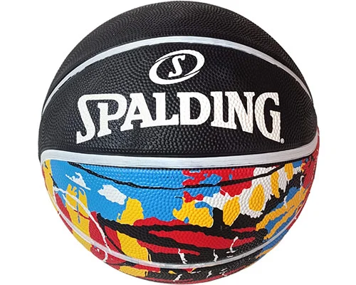 Мяч баскетбольный E43144 Spalding №7 резина черный Мяч баскетбольный E43144 Spalding №7 резина черный по низким ценам в Томске и Северске