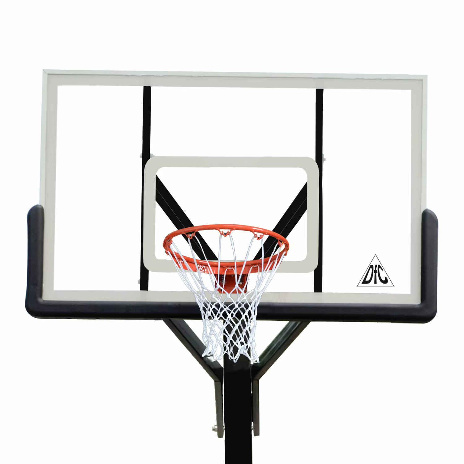 Реальное фото Баскетбольная стационарная стойка DFC ING60A 152x90cm акрил (четыре короба) от магазина СпортСЕ