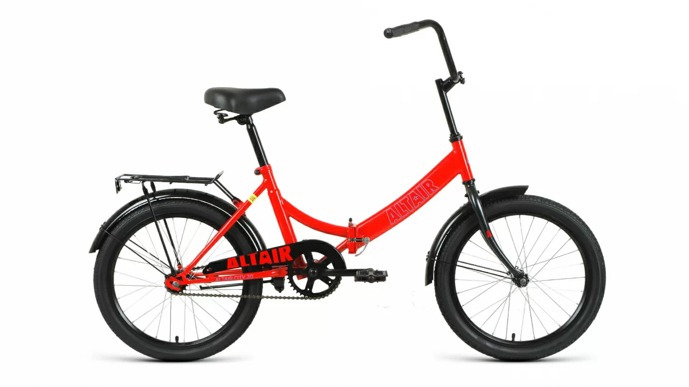 Реальное фото Велосипед Altair City 20 скл (2022) красный/голубой RBK22AL20006 от магазина СпортСЕ