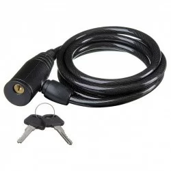 Замок, трос стальной 8х1500 мм, с ключом