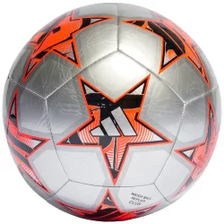 Мяч футбольный Adidas UCL Club IA0950, р.5, ТПУ, 12 пан., маш.сш., серебристо-оранжевый
