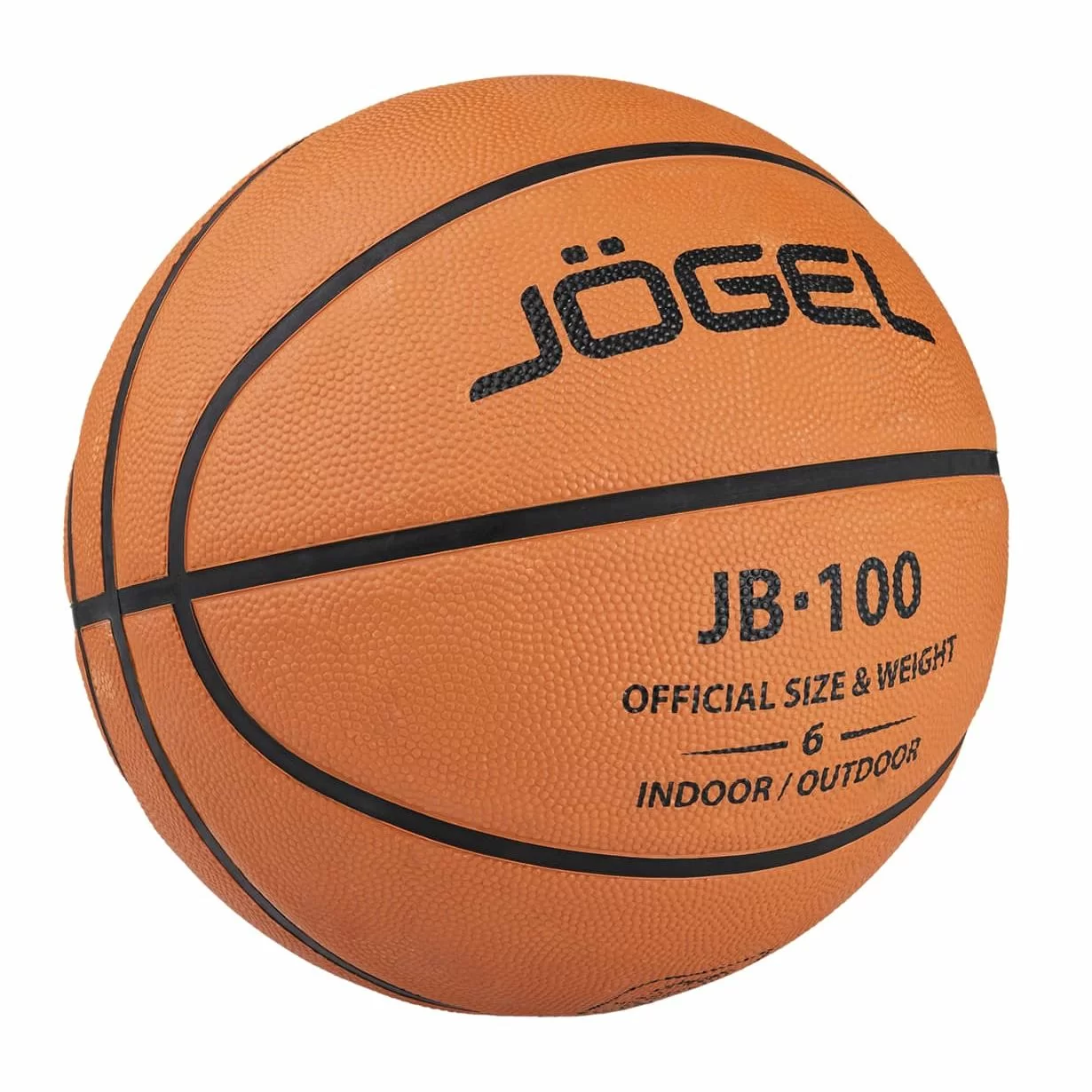 Реальное фото Мяч баскетбольный Jögel JB-100 (100/6-19) №6 УТ-00015891 от магазина СпортСЕ