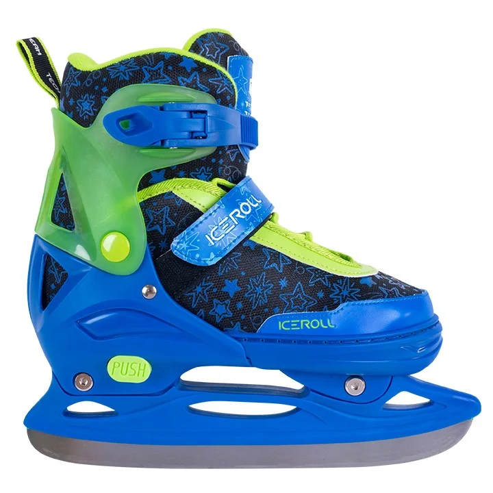 Коньки раздвижные TechTeam Iceroll blue/green Коньки раздвижные TechTeam Iceroll blue/green по низким ценам в Томске и Северске