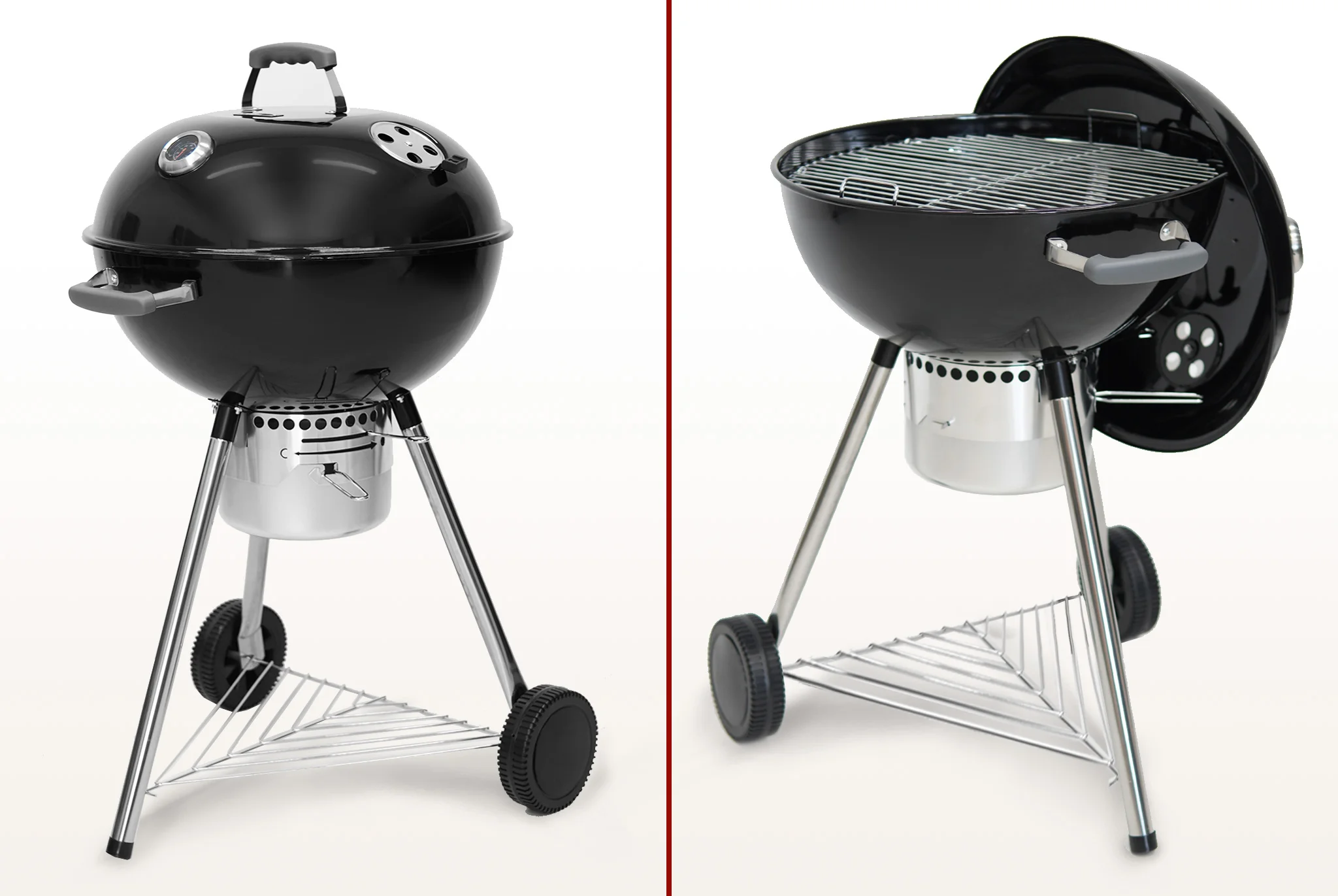  Круглый угольный гриль 22 дюйма (57 см) TEMPER по низким ценам в Томске и Северске