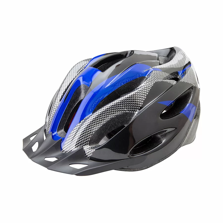 Реальное фото Шлем FSD-HL021 (out-mold) чёрно-синий 600122 от магазина СпортСЕ