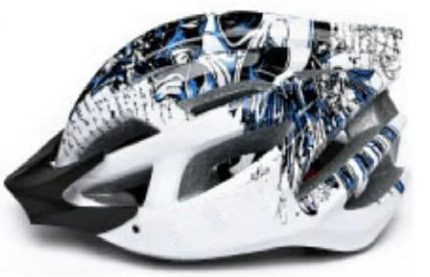 Реальное фото Шлем FSD-HL007 (in-mold) сине-белый 600311 от магазина СпортСЕ