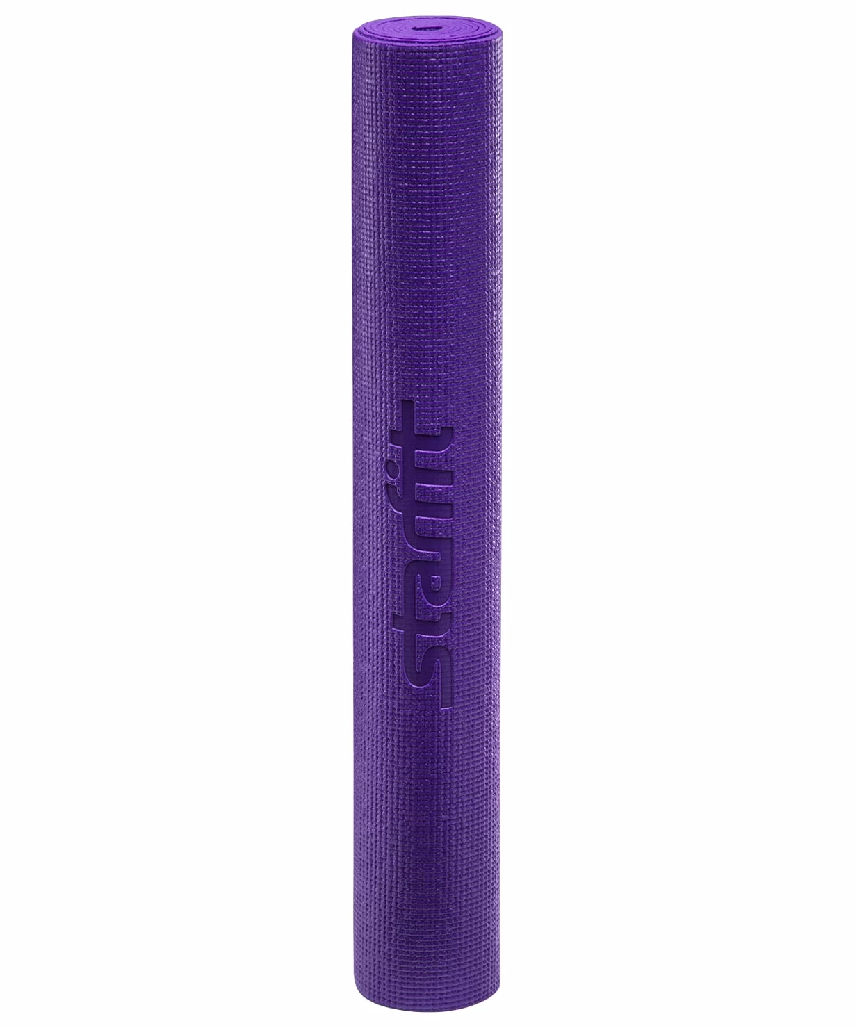 Реальное фото Коврик для йоги StarFit FM-101 PVC 173x61x0,3 см, фиолетовый 1/20 8829 от магазина СпортСЕ
