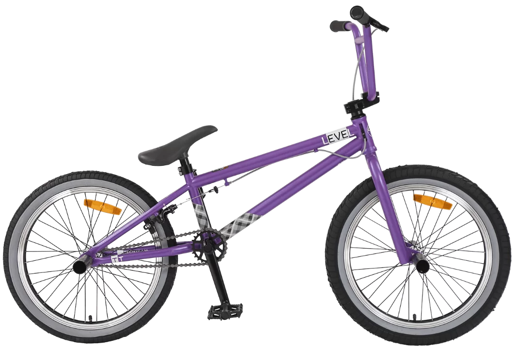 Реальное фото Велосипед BMX TechTeam Level 20" (2020) фиолетовый от магазина СпортСЕ