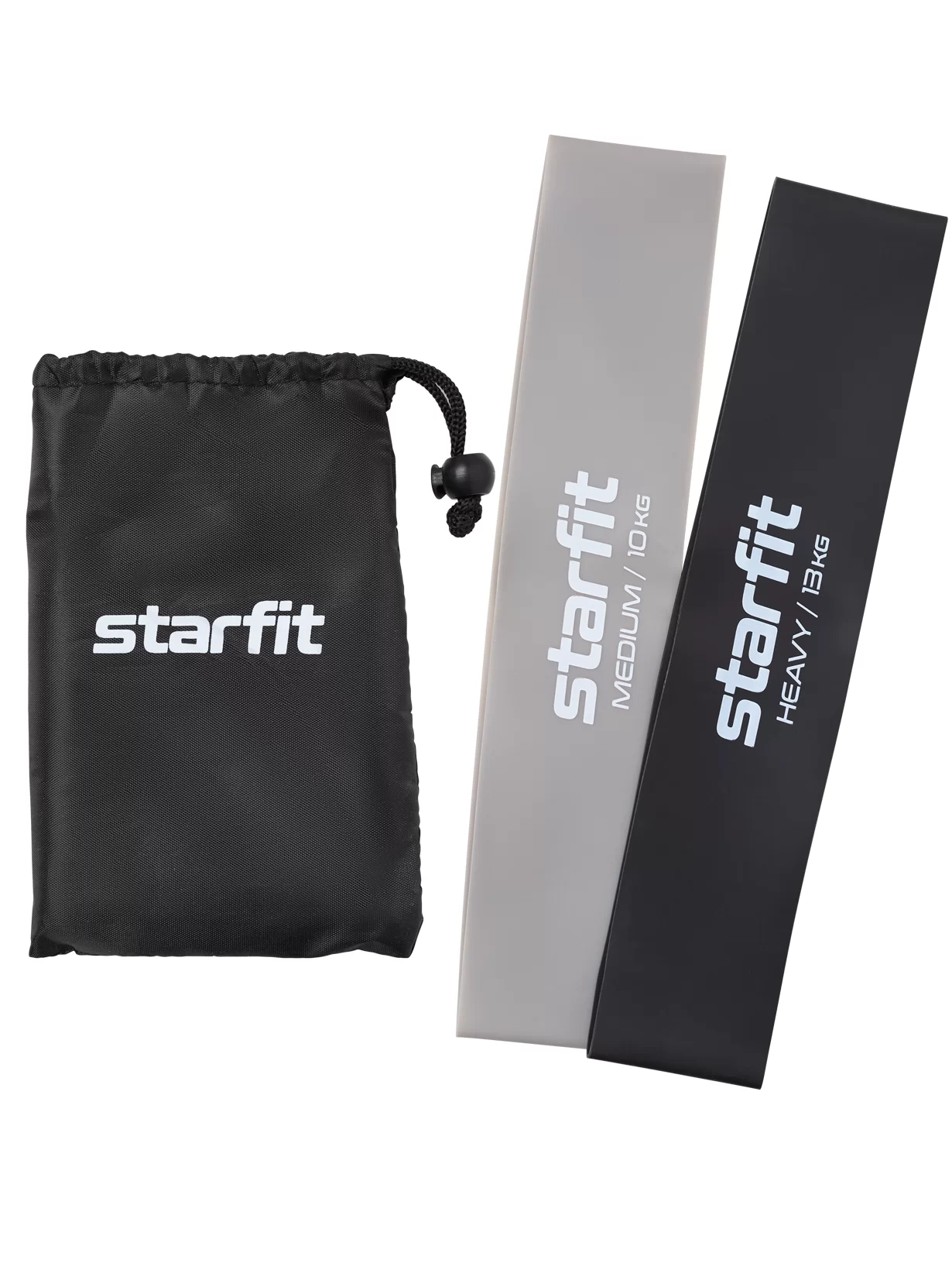 Реальное фото Мини-эспандеры StarFit ES-206 черный/серый 2 шт ЦБ-00001570 от магазина СпортСЕ