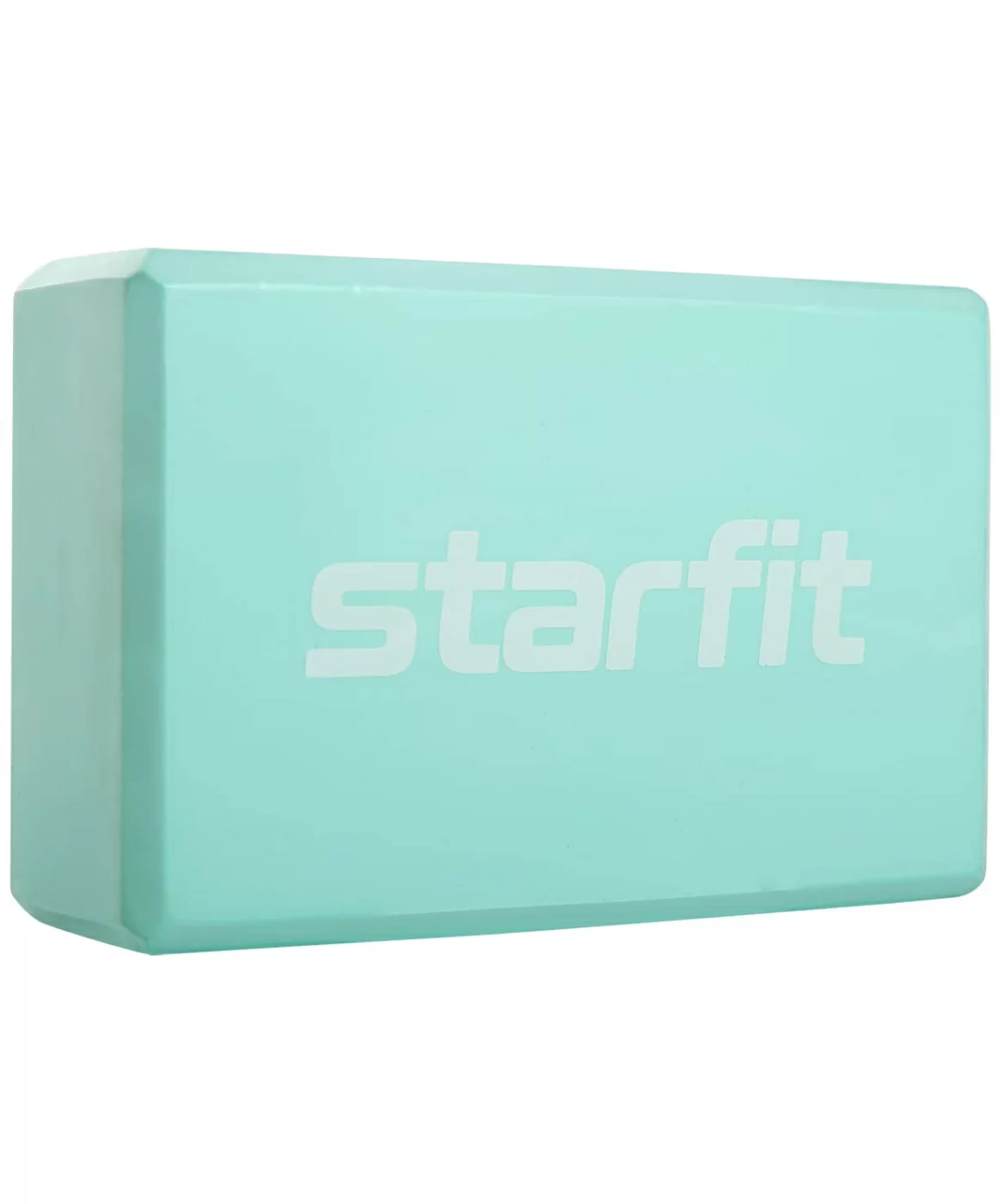 Реальное фото Блок для йоги StarFit YB-200 EVA 8 см 115 гр 22,5х15 см мятный УТ-00018925 от магазина СпортСЕ