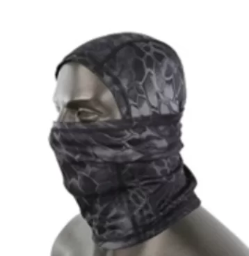 Реальное фото Шапка-маска (полиэстер, эластан) черный SC-04 от магазина СпортСЕ