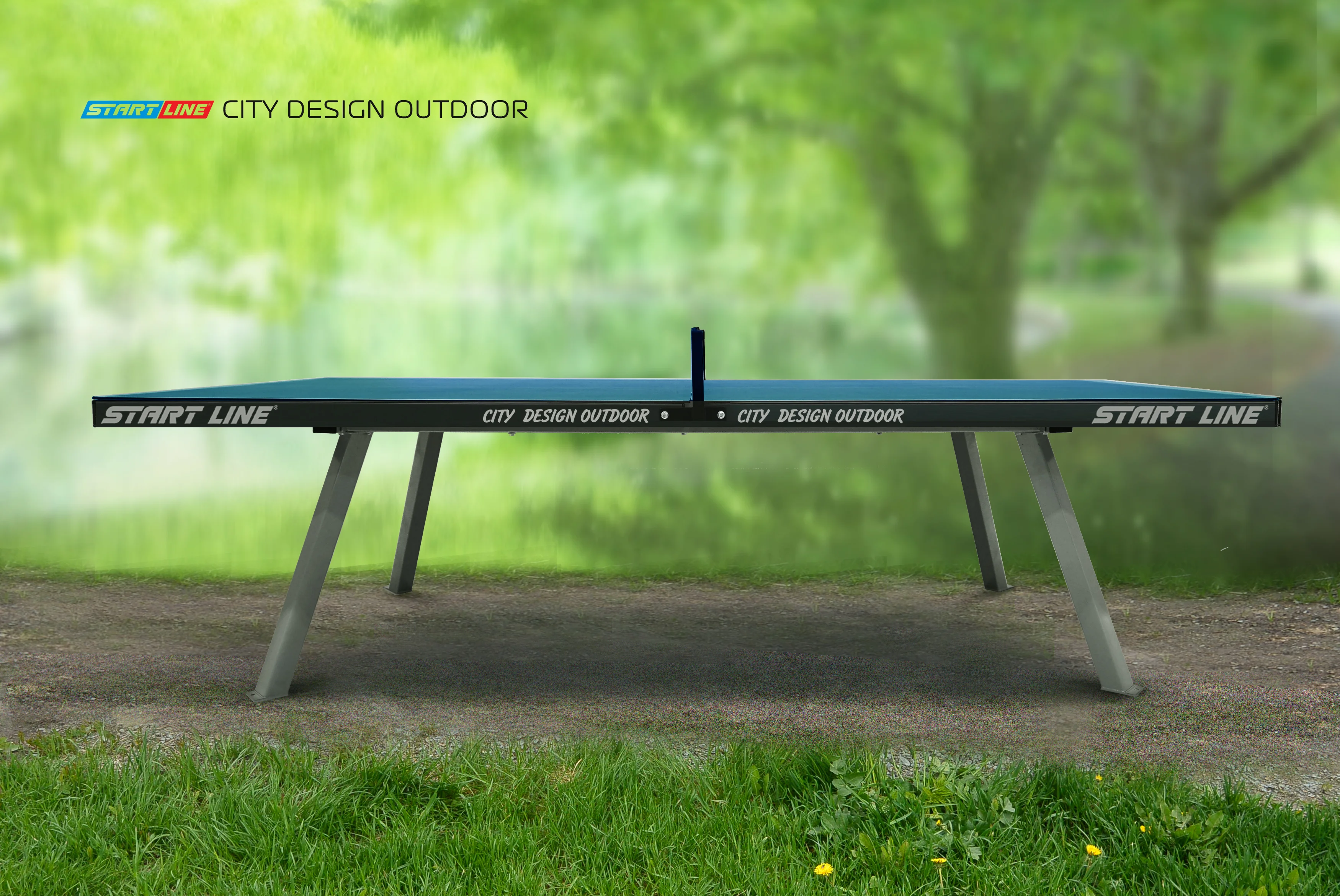  Стол теннисный City DESIGN Всепогодный Синий по низким ценам в Томске и Северске