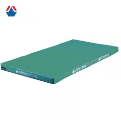 Мат гимнастический школьный 2000x1000x100mm (тент сертификат Г1) ЗЕЛЕНЫЙ