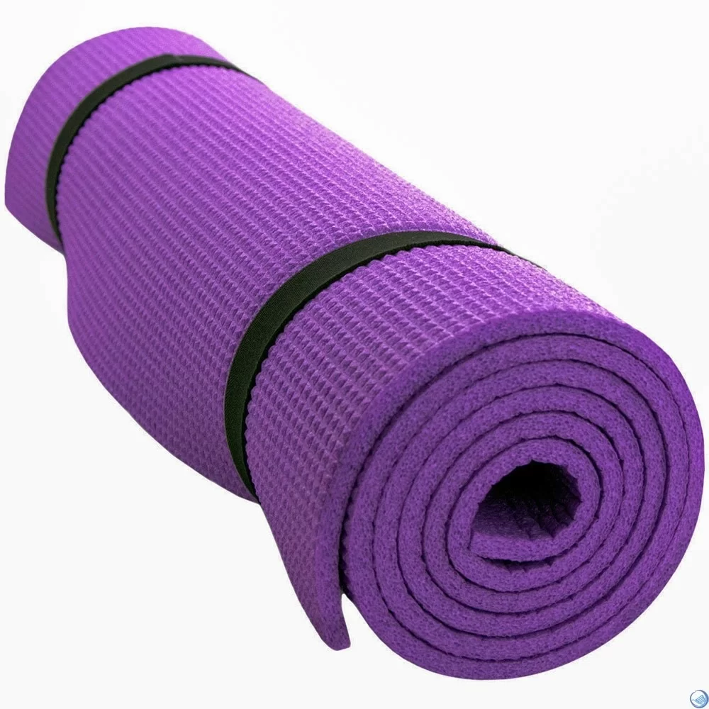 Реальное фото Коврик гимнастический 150х60х0,6 см HKEM1208-06-PURPLE фиолетовый 10019001 от магазина СпортСЕ