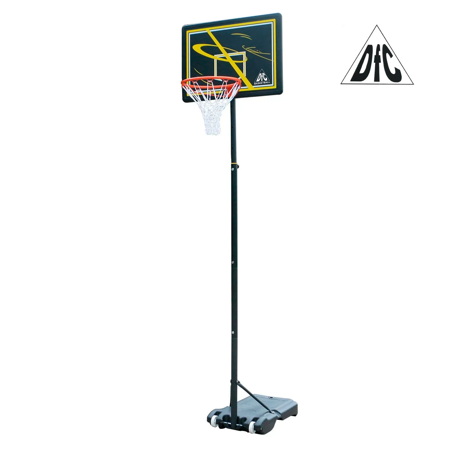 Реальное фото Мобильная баскетбольная стойка DFC 80х58см п/э KIDSD2 от магазина СпортСЕ