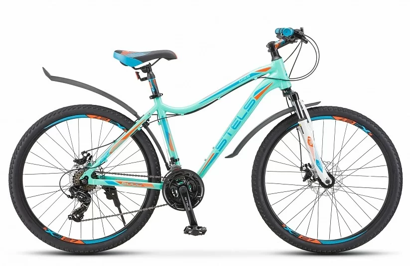Реальное фото Велосипед Stels Miss-6000 MD 26" (2019) светло-бирюзовый V010 от магазина СпортСЕ