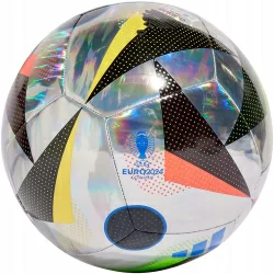 Мяч футбольный  Adidas Euro`24 Training FOIL IN9368 р.5,12П, ТПУ, масш.сш. серебр.