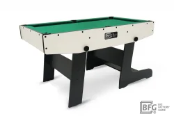 Бильярд BFG Compact Moby 4 (Стандарт) (Пул, серый/черный (ЛДСП), ЛДСП_16, Euro Pro 50 ш1.98м Yellow green, Х/б сетка) Бильярд BFG Compact Moby 4 (Стандарт) (Пул, серый/черный (ЛДСП), ЛДСП_16, Euro Pro 50 ш1.98м Yellow green, Х/б сетка)