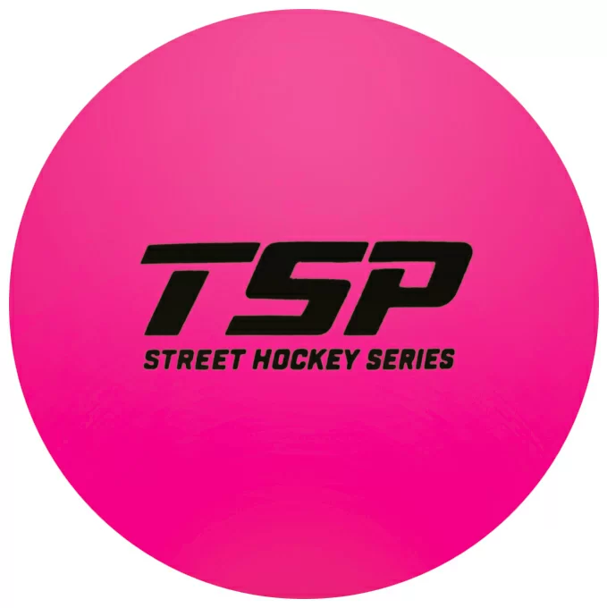 Реальное фото Мяч для стрит-хоккея TSP Street Hockey Ball (для t 0-15C) pink 0003372 от магазина СпортСЕ