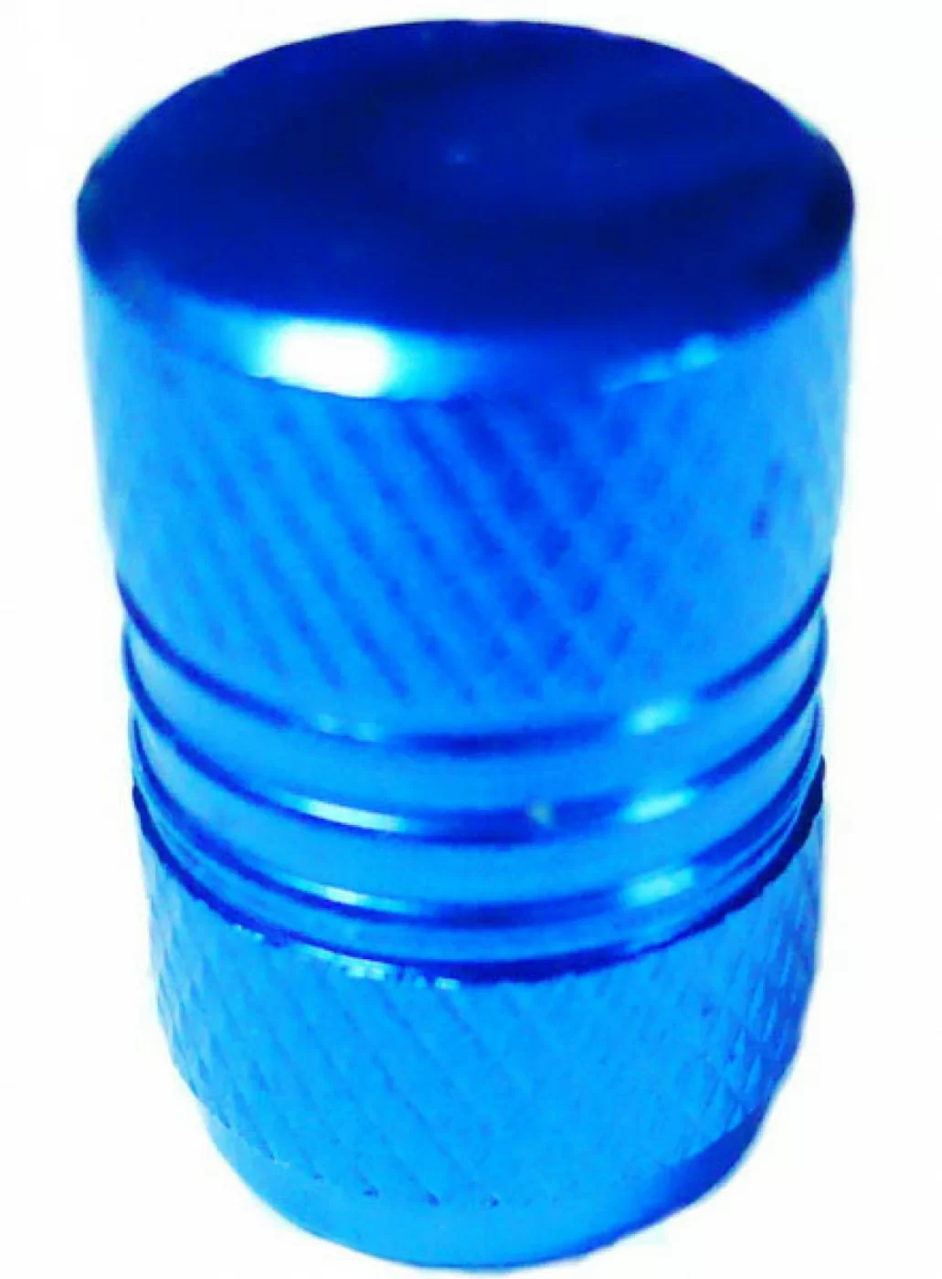 Реальное фото Колпачок на ниппель 1A-17 алюминий бочка синий 1 шт УТ000002937 от магазина СпортСЕ