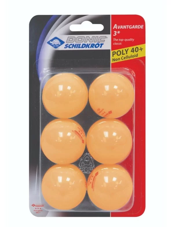 Реальное фото Мяч для настольного тенниса Donic-Schildkröt 3* Avantgarde оранжевый УТ-00015345 от магазина СпортСЕ
