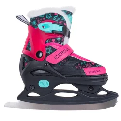 Коньки раздвижные TechTeam Iceroll black/pink Коньки раздвижные TechTeam Iceroll black/pink
