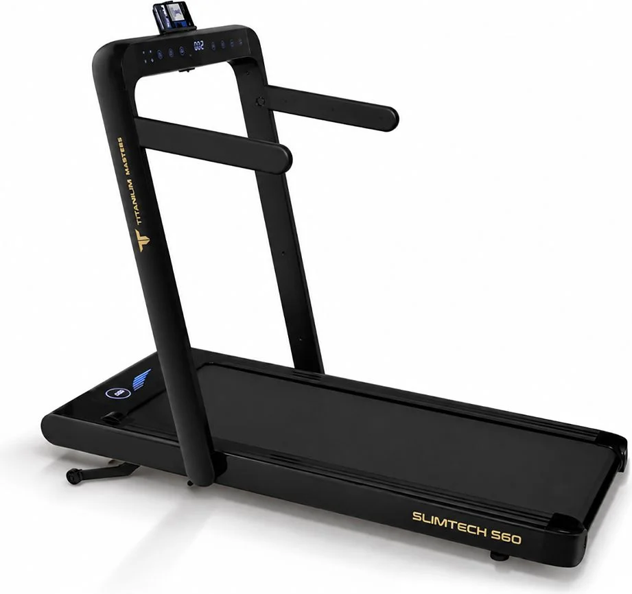  Беговая дорожка Titanium Masters Slimtech S60, чёрная по низким ценам в Томске и Северске