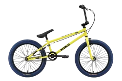 Велосипед Stark Madness BMX 1(2025) лимонный/черный/лазурный