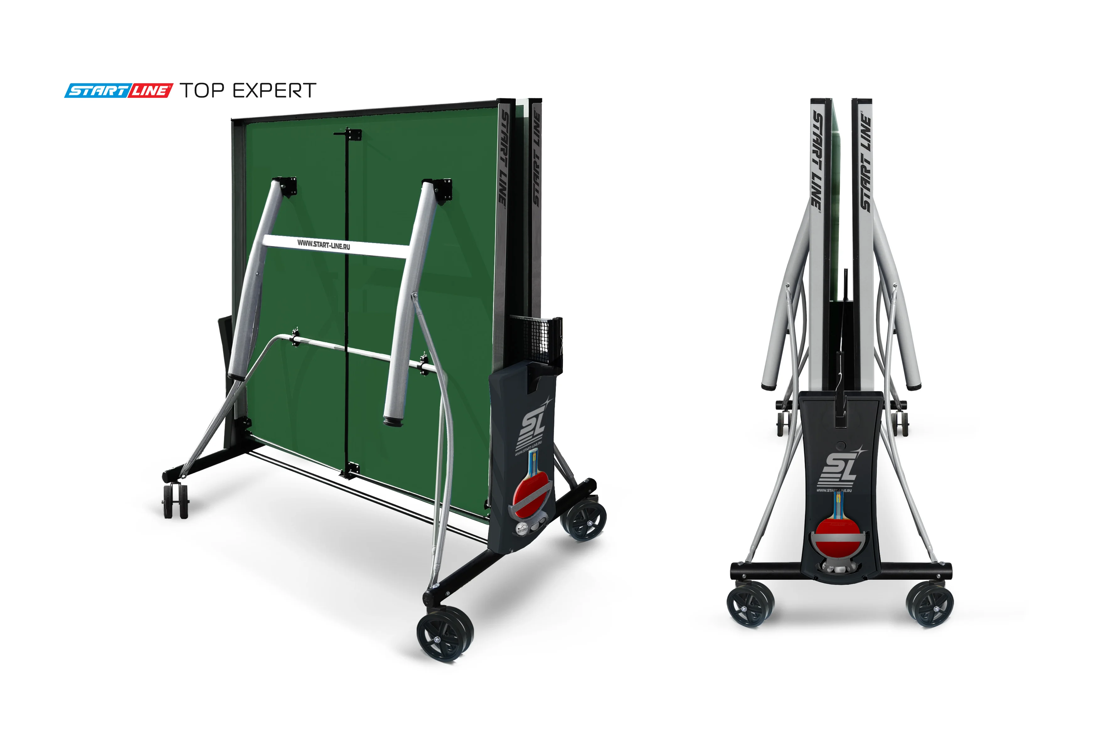  Стол теннисный Top Expert Зелёный по низким ценам в Томске и Северске