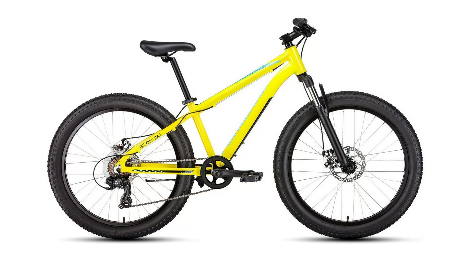 Реальное фото Велосипед Forward Bizon Mini 24 (2020) желтый RBKW0W647003 от магазина СпортСЕ