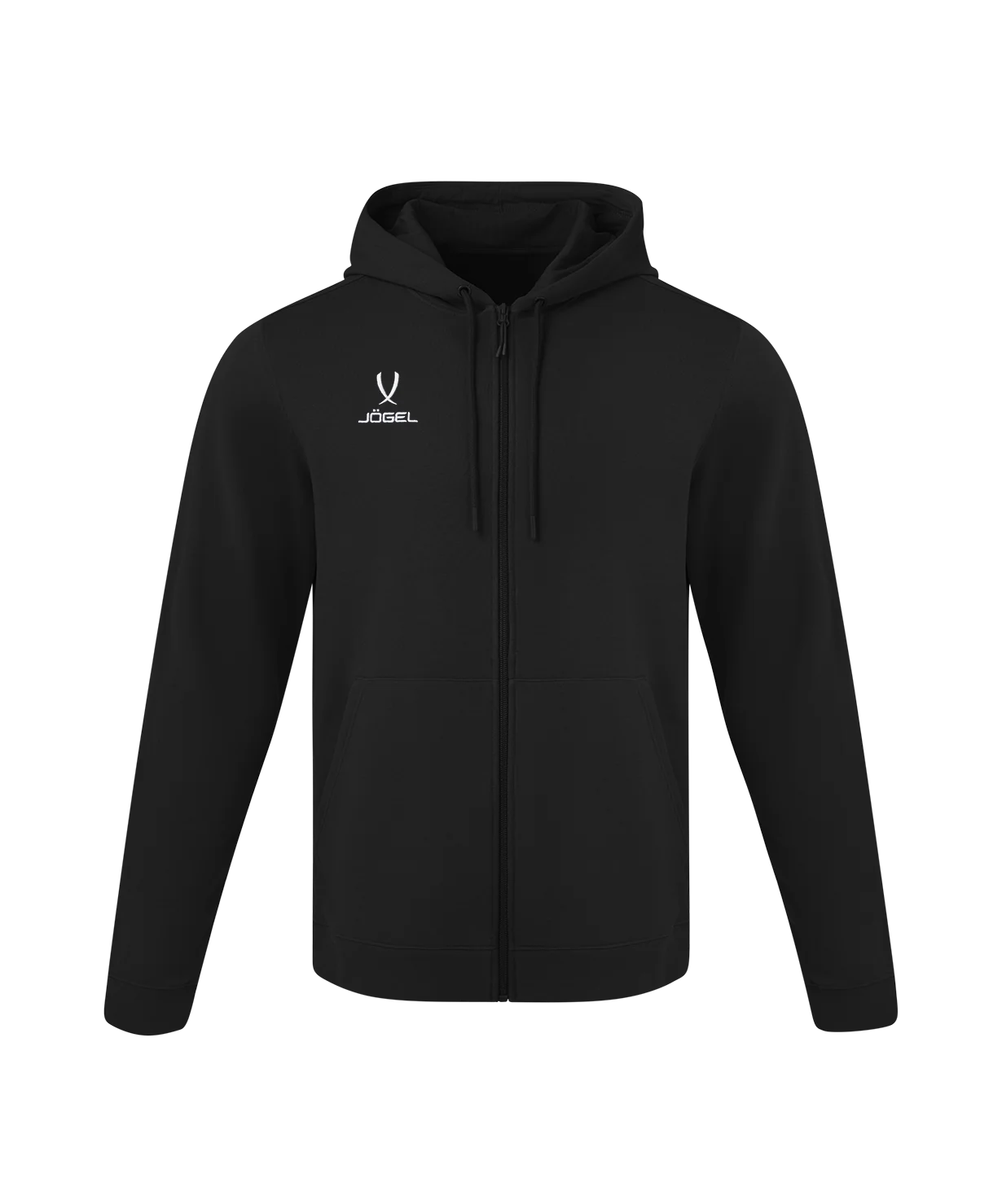  Худи на молнии ESSENTIAL Cotton FZ Hoodie, черный по низким ценам в Томске и Северске