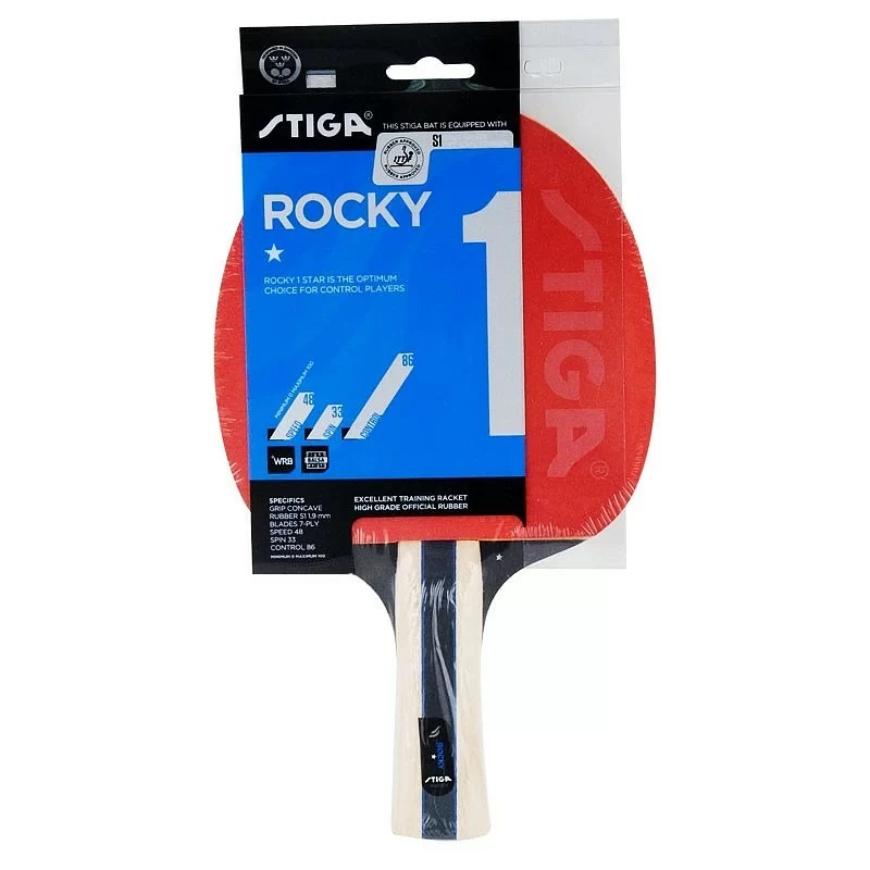 Реальное фото Ракетка для настольного тенниса Stiga Rocky 1211-1817-01 от магазина СпортСЕ