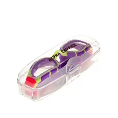 Реальное фото Очки для плавания Alpha Caprice JR-G6200 violet/yellow/pink от магазина СпортСЕ