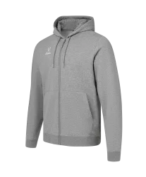 Худи на молнии ESSENTIAL Cotton FZ Hoodie, серый меланж