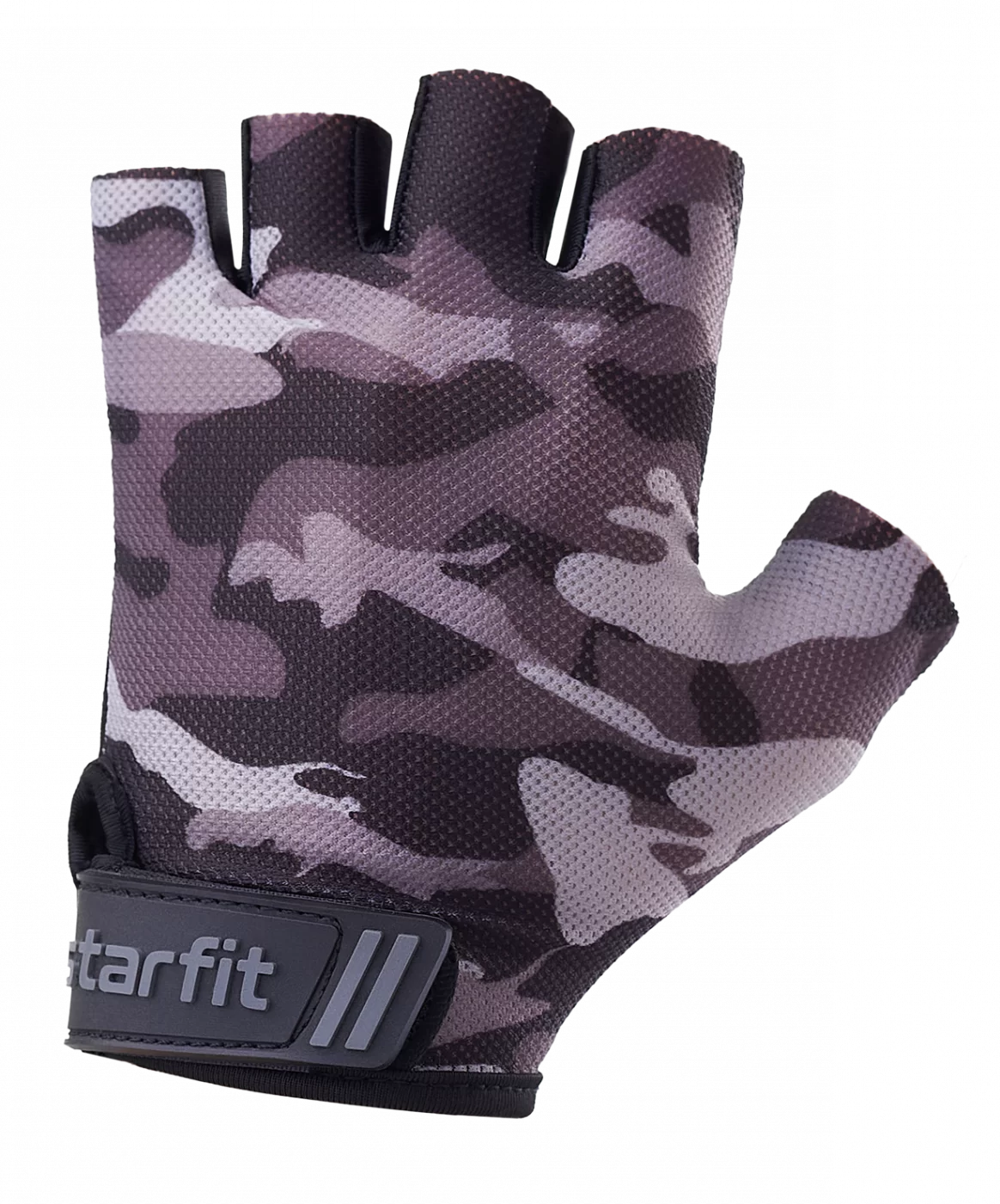 Реальное фото Перчатки StarFit WG-101 серый камуфляж УТ-00020806 от магазина СпортСЕ