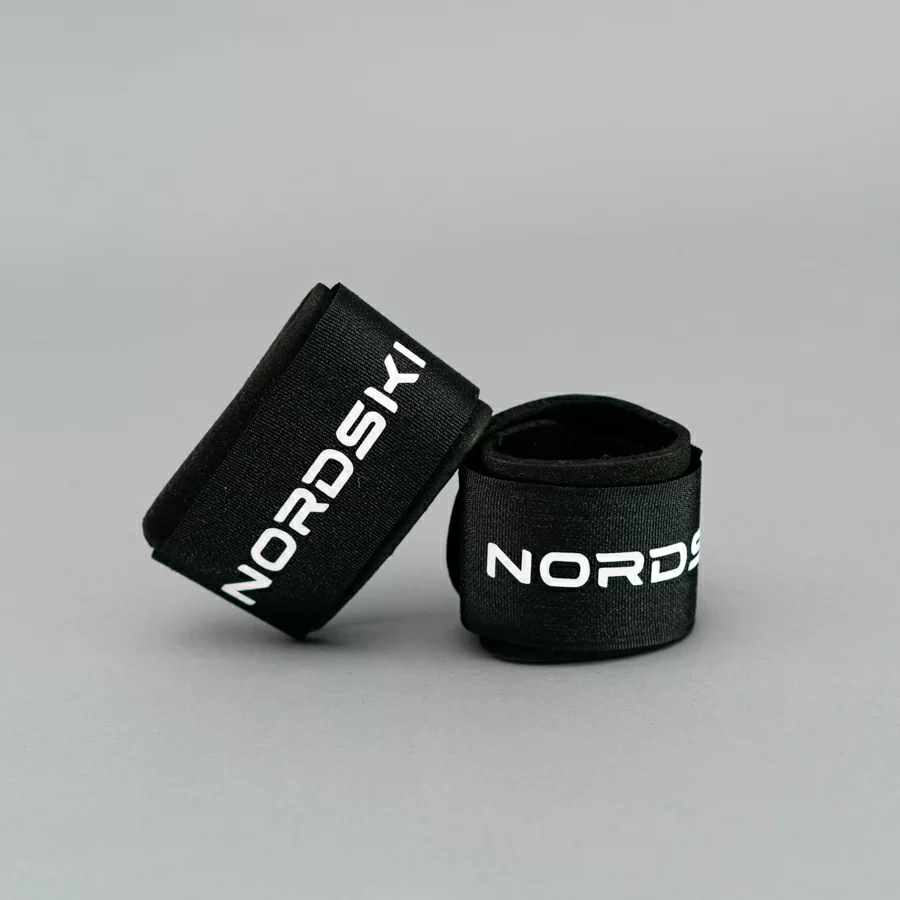 Реальное фото Липучки для лыж Nordski Black/White NSV465001 от магазина СпортСЕ