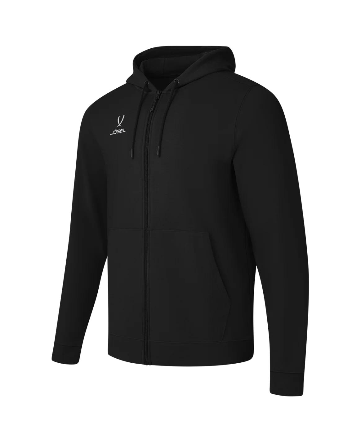  Худи на молнии ESSENTIAL Cotton FZ Hoodie, черный по низким ценам в Томске и Северске