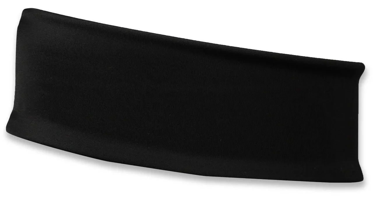 Реальное фото Повязка на голову Indigo 18*5см эластичная бифлекс черный SM-266 от магазина СпортСЕ