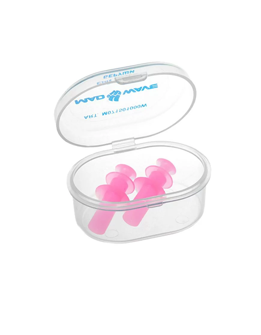 Реальное фото Беруши Mad Wave Ear plugs pink M0715 01 0 11W от магазина СпортСЕ