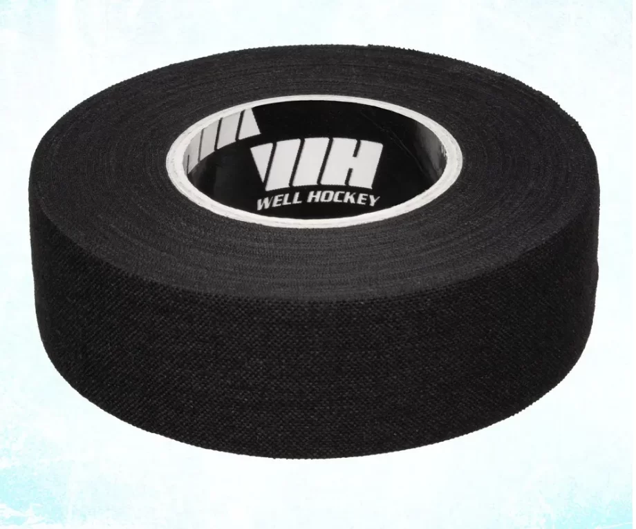 Реальное фото Лента для крюка Well Hockey Cloth Hockey Tape 36мм x 22.8м (Black) 3594 от магазина СпортСЕ