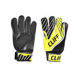 Перчатки вратарские Cliff Low Children черно-желтые