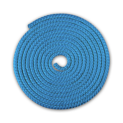 Скакалка гимнастическая утяж. Indigo 3 м Kristi голубой SM-390