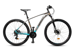 Велосипед Horst Devil (2022) серый/бирюза/оранжевый