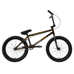 Велосипед BMX TechTeam Grasshoper 20" (2024) оранжево-черный